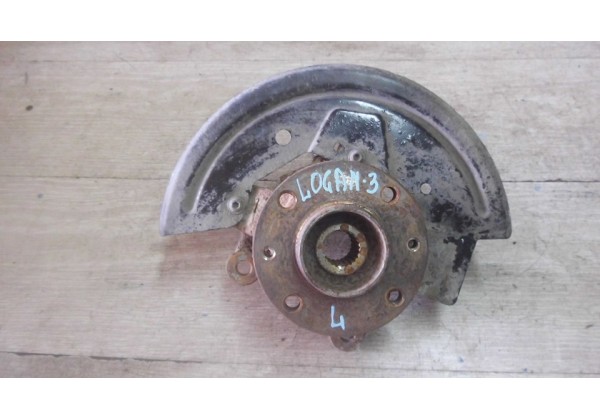 Цапфа, поворотний кулак лівий Renault Logan 2, Sandero 2, 1.5 DCi, 23зуб, 400151018R